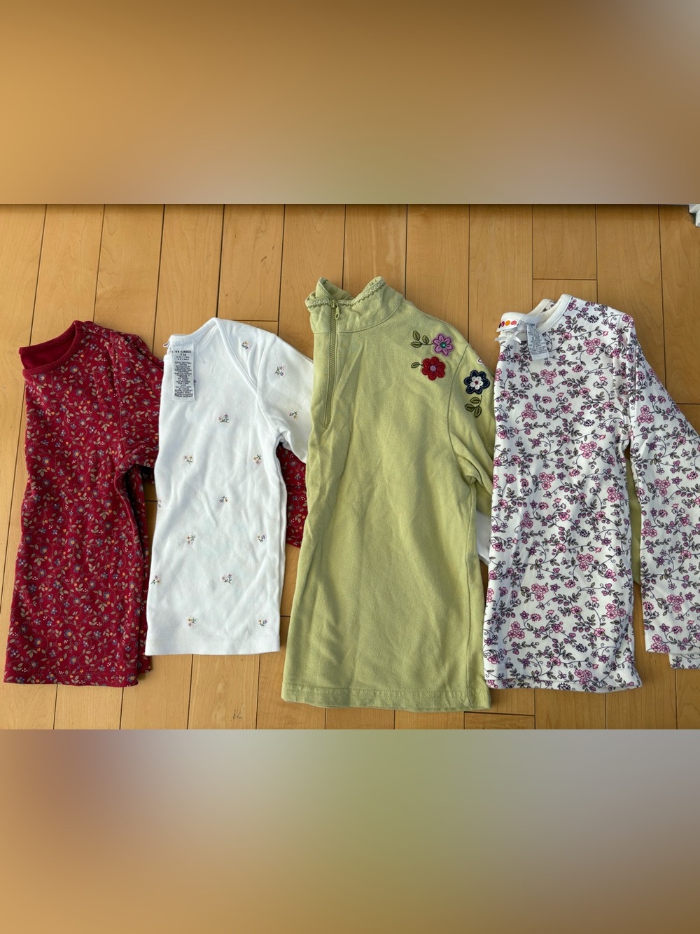 Lot of Vintage Gymboree Long Sleeve Thick Cotton Shirts Y2K